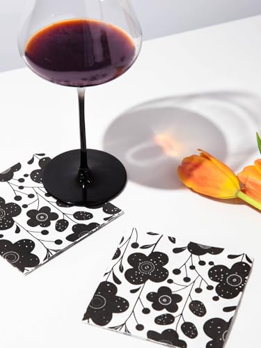 Midnight Bloom Paper Napkins 3 (80 Count)