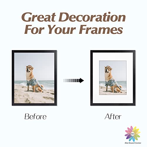 Mat Board Center 10 Pack 11x14 Photo Mats for 8x10 Picture
