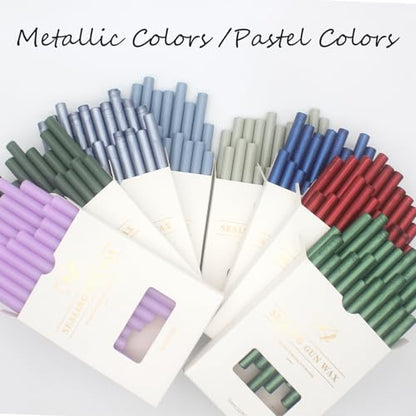Dusty Blue Wax Seal Sticks 20pcs (20 Count)