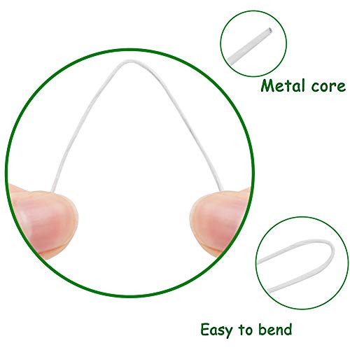 22 Gauge White Floral Wire Stem for Flower Arrangement Craft Supply