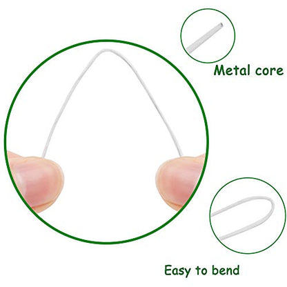22 Gauge White Floral Wire Stem for Flower Arrangement Craft Supply