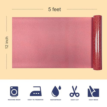 Glitter Puff Heat Transfer Vinyl