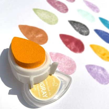 Stamp Pad 17 Colors Pigment Ink Pads for Stamps