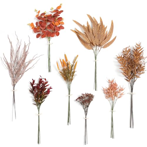 Artificial Greenery Stems Filler Combo Box Set (48 Count)