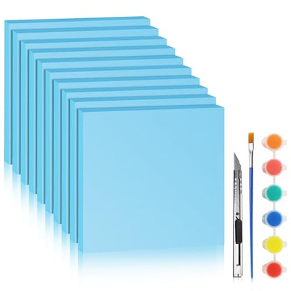 Blue 10 Pack 12x12x0.79 inch Foam Sheets 0.79 Inch Thick