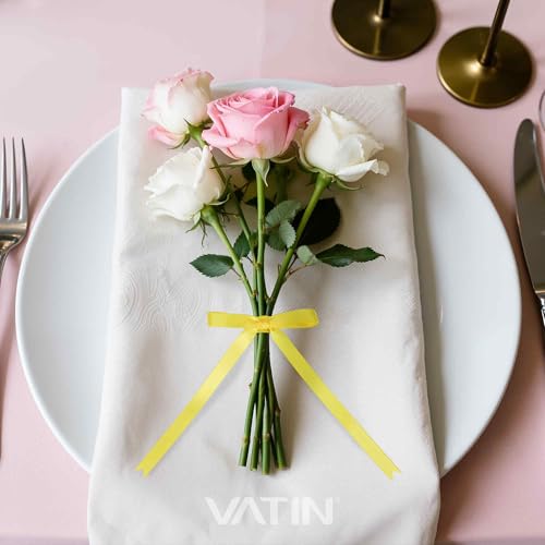 Lemon Satin Ribbon 3 (150 Foot)