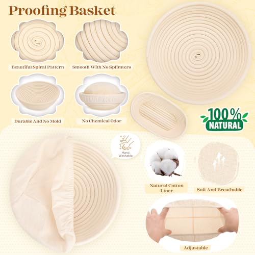 Sourdough Starter Kit Complete Set with Tools (31 Count)