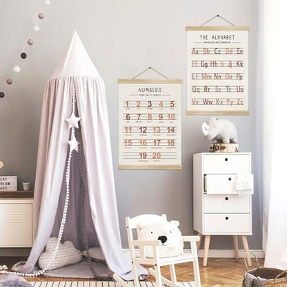 Alphabet and Numbers Wall Chart Set of 2 (2 Count)