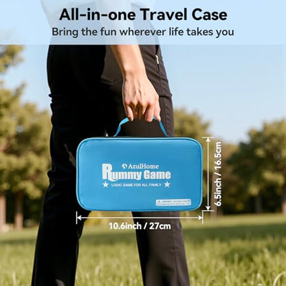 Rummy Cube 6 Player Edition with 6 Wooden Racks