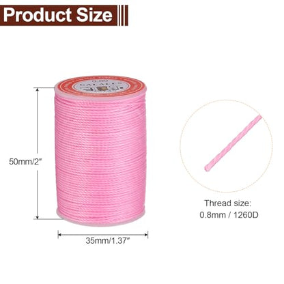 Round Leather Sewing Waxed Thread