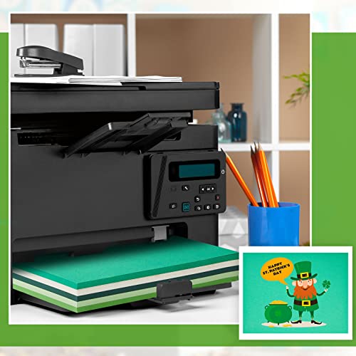100 Sheets 5 Shades Cardstock Paper (100 Count)
