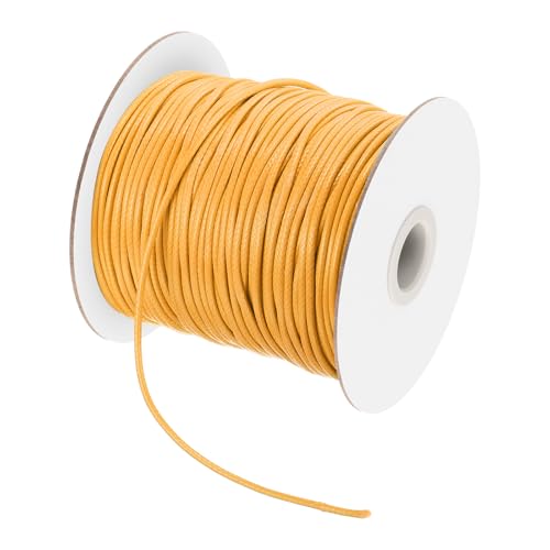 Waxed Cord 2mm Waxed Polyester Cord 98 Yard Wax String for Bracelet Making