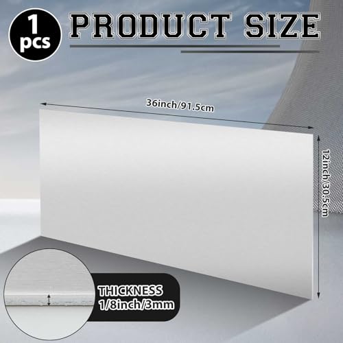 1 Pack 5052 Aluminum Sheet Metal 12" x 36" Aluminum Plate 1