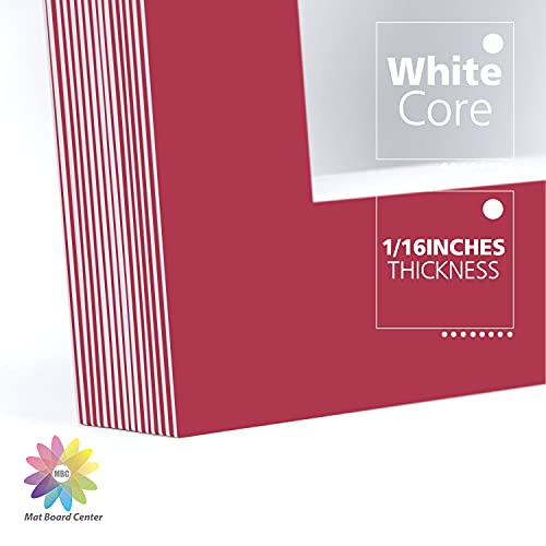 Mat Board Center 10 Pack 11x14 Photo Mats for 8x10 Picture (10 Count)