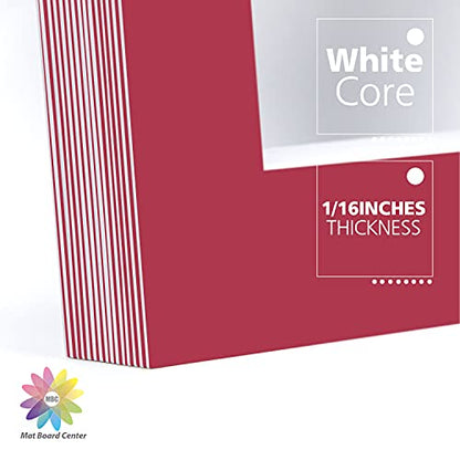 Mat Board Center 10 Pack 11x14 Photo Mats for 8x10 Picture (10 Count)