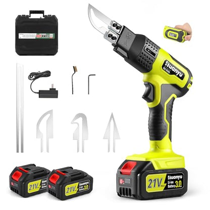 Cordless Hot Knife 4 Blades Set 3.0Ah Battery Powered 100W Max 500℃