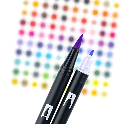56187 Dual Brush Pen Art Markers (10 Count)