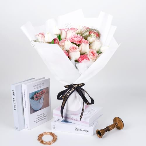 20 Sheets Flower Waterproof Wrapping Paper (20 Count)