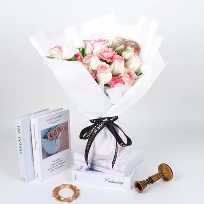 20 Sheets Flower Waterproof Wrapping Paper (20 Count)
