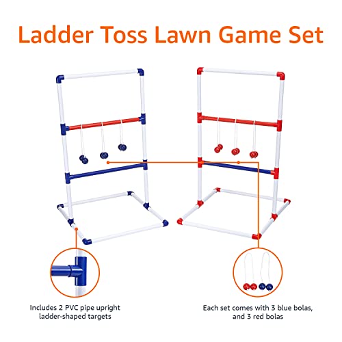 Portable Ladder Toss Outdoor Game Set with Carrying Case