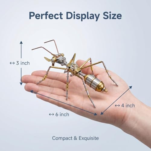 3D Steampunk Mechanical Insect Ant Puzzle Kit