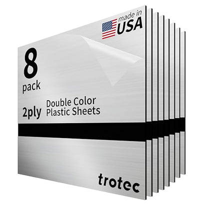 Metallic Looking Acrylic Sheet (8 Count)
