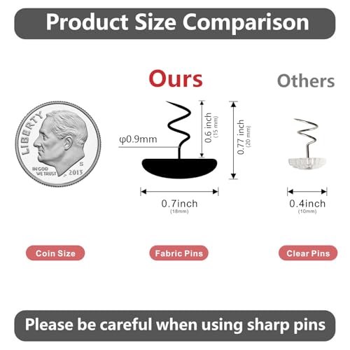Linen Twist Pins (12 Count)