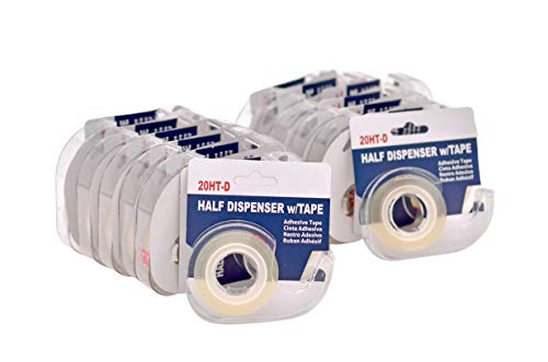 WOD OST20D Office Tape Clear Refill Rolls and Refillable Dispenser