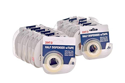 WOD OST20D Office Tape Clear Refill Rolls and Refillable Dispenser