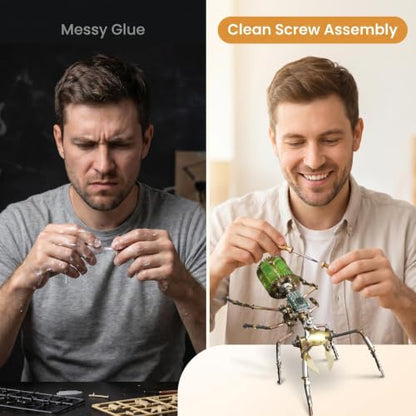 Steampunk 3D Metal Ant Puzzle Model for Adults