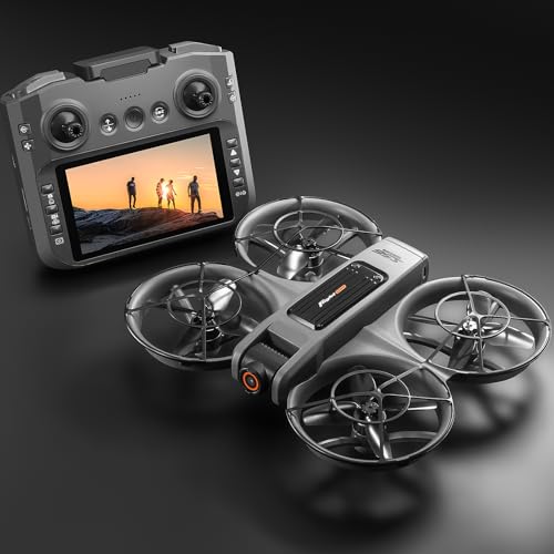 Brushless Drone with Camera and 4.92" Screen Remote