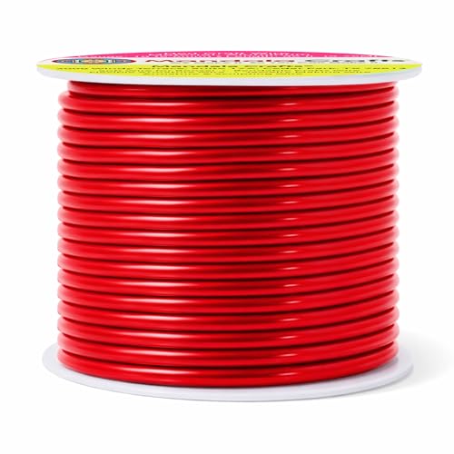 10 Gauge Red Anodized Aluminum Craft Wire