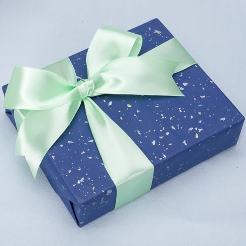 1 1 2 Inch Mint Green Solid Satin Ribbon for Gift Wrapping