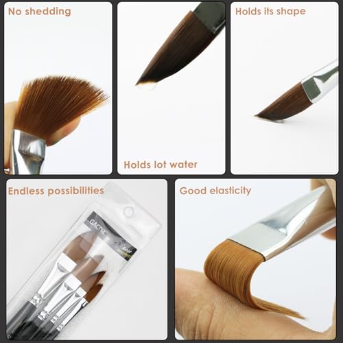 Watercolor Dagger Brush Set (4 Count)