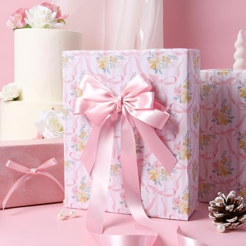 Light Pink Satin Ribbon 1 inch x 50 Yards