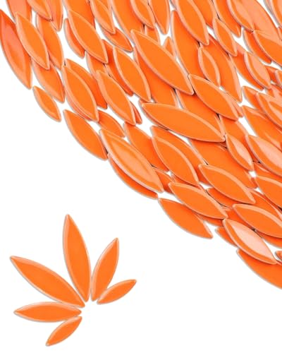200g Ceramic Petals Bulk Mosaic Tiles for Craft (65 Count)