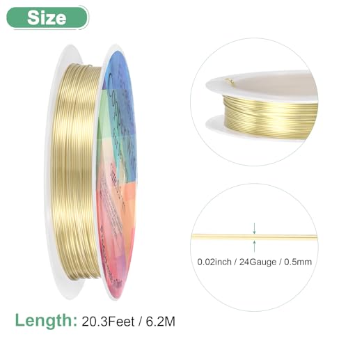 0.5mm 24 Gauge Copper Wire 6.2m