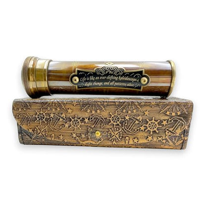 Handcrafted Brass Kaleidoscope