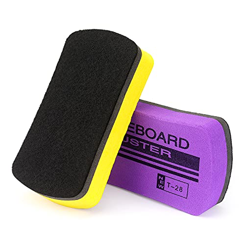 6 Pack Magnetic Dry Erase Erasers 4.2" x 2.2" (6 Count)
