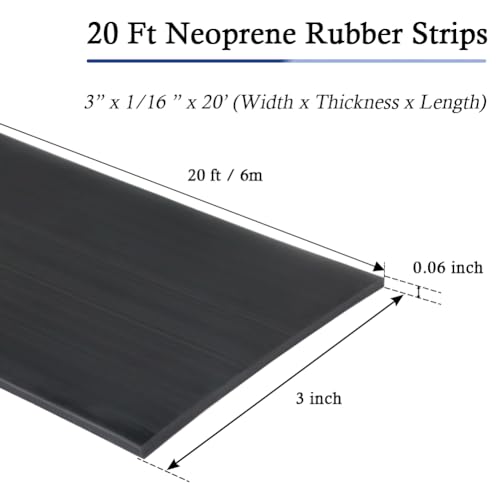 Neoprene Rubber Strips with Adhesive Backing Rubber Sheets