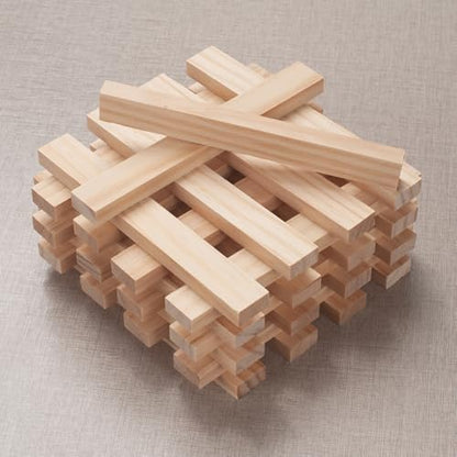 Wood Strips Slats Wooden Sticks for Crafts 3 (30 Count)