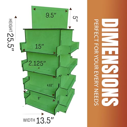 4 Sided Rotating Display Stand