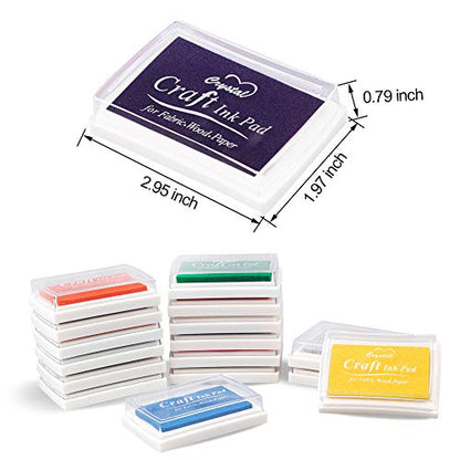 Finger Ink Pads for Kids Washable Craft Ink Stamp Pads