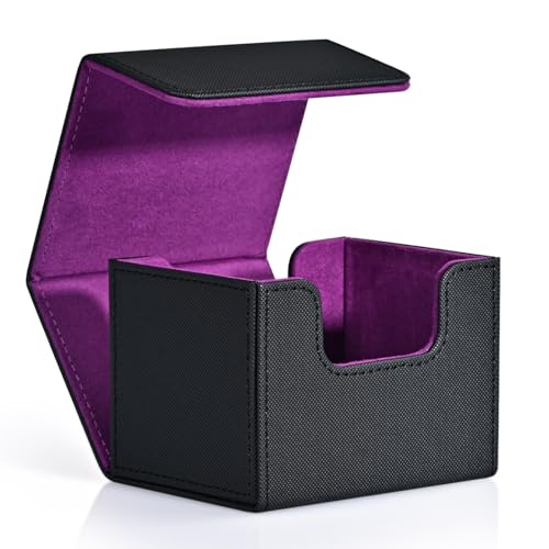 MTG Deck Box Holds 120+ Single Sleeved Cards Commander Deck Box