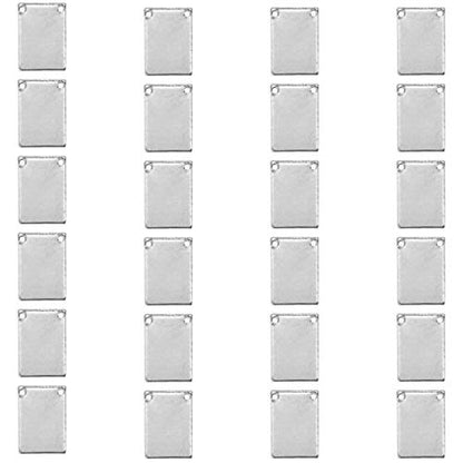 Premium Metal Stamping Rectangle Blanks for Metal Stamping and Jewelry Making (24 Count)