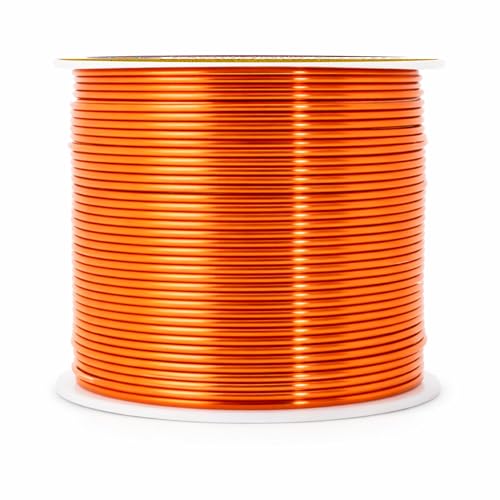 18 Gauge Orange Anodized Aluminum Craft Wire