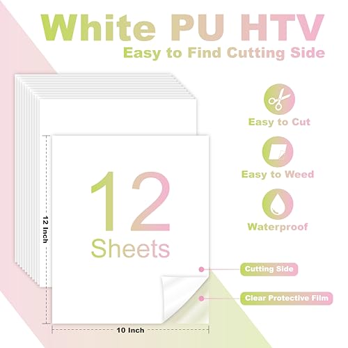 White PU Heat Transfer Vinyl