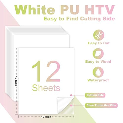 White PU Heat Transfer Vinyl