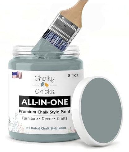 Finish Sea Glass 8 Fl Oz Chalk Paint for Furniture All in One
