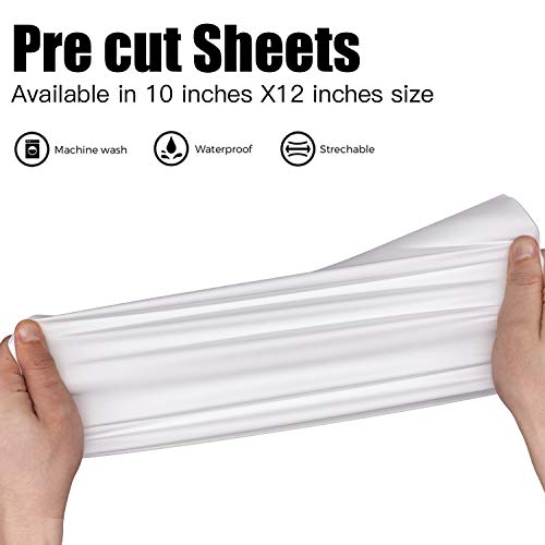 White Heat Transfer Vinyl HTV Bundle 10"x12"